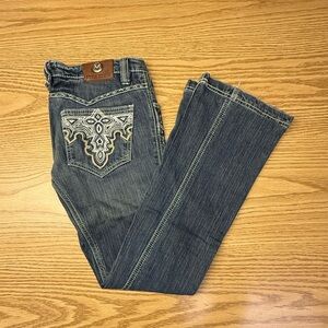 Antik Denim Jeans with Embroidered Pocket